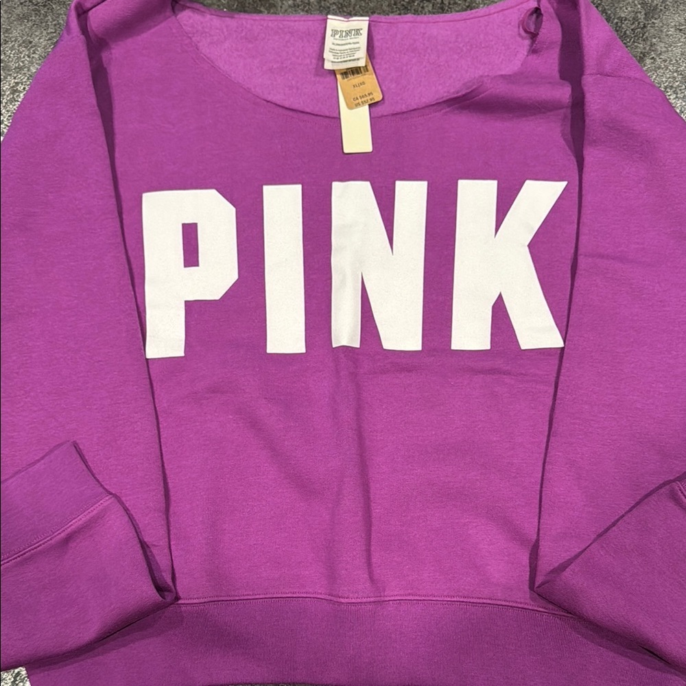 PINK by Victoria Secret Crop Sweatshirt Size XL
